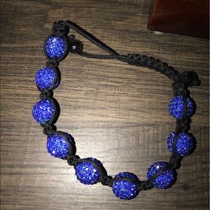 Authentic blue shambala bracelet