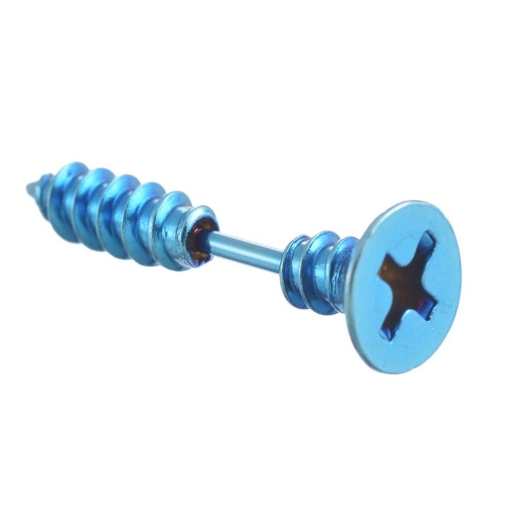 Screw unisex earrings - Picture 4 of 7
