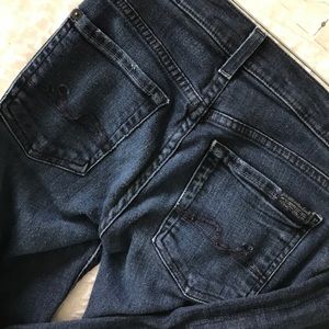 Early 2000s Skinny Seven Jeans