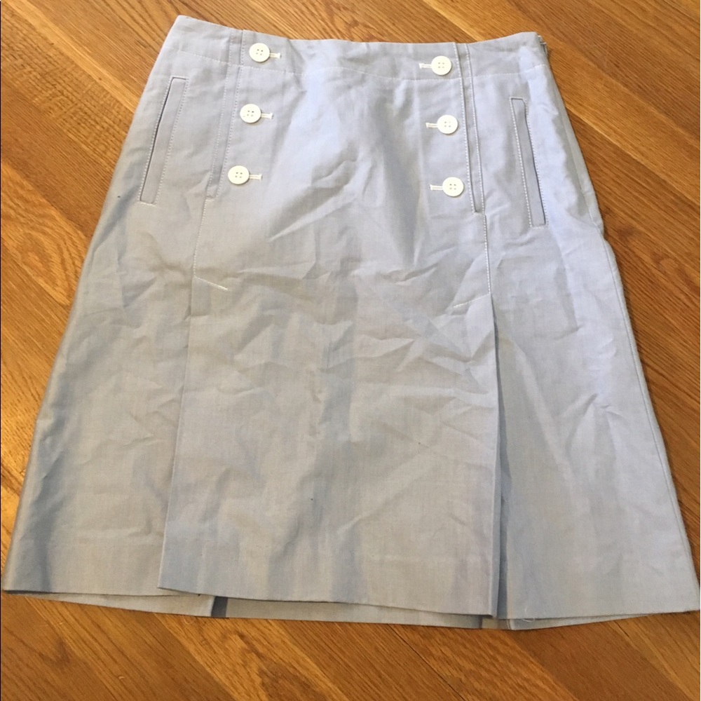 Talbots blue skirt