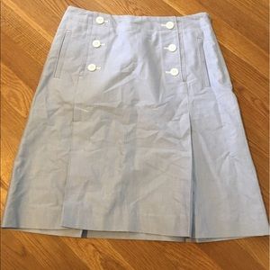Talbots blue skirt