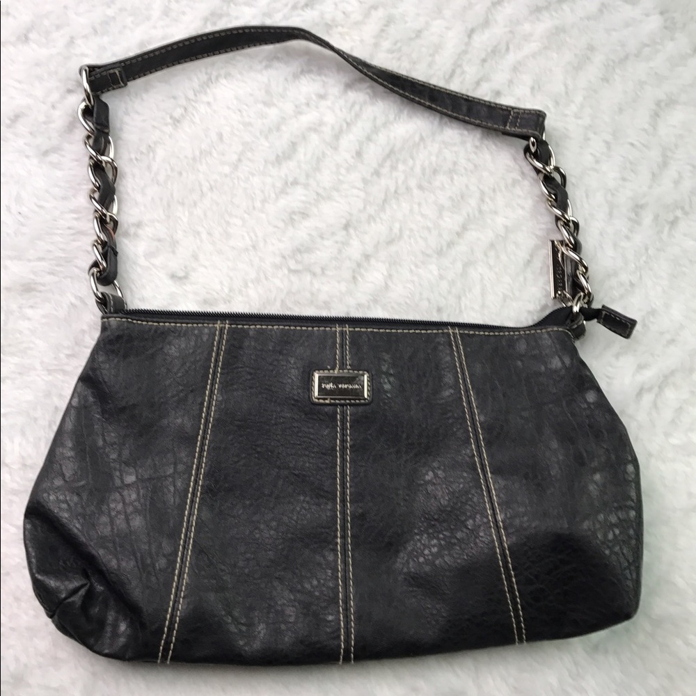 Sofia Vergara Shoulder Handbag Purse Black Satchel