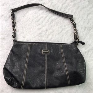 Sofia Vergara Shoulder Handbag Purse Black Satchel