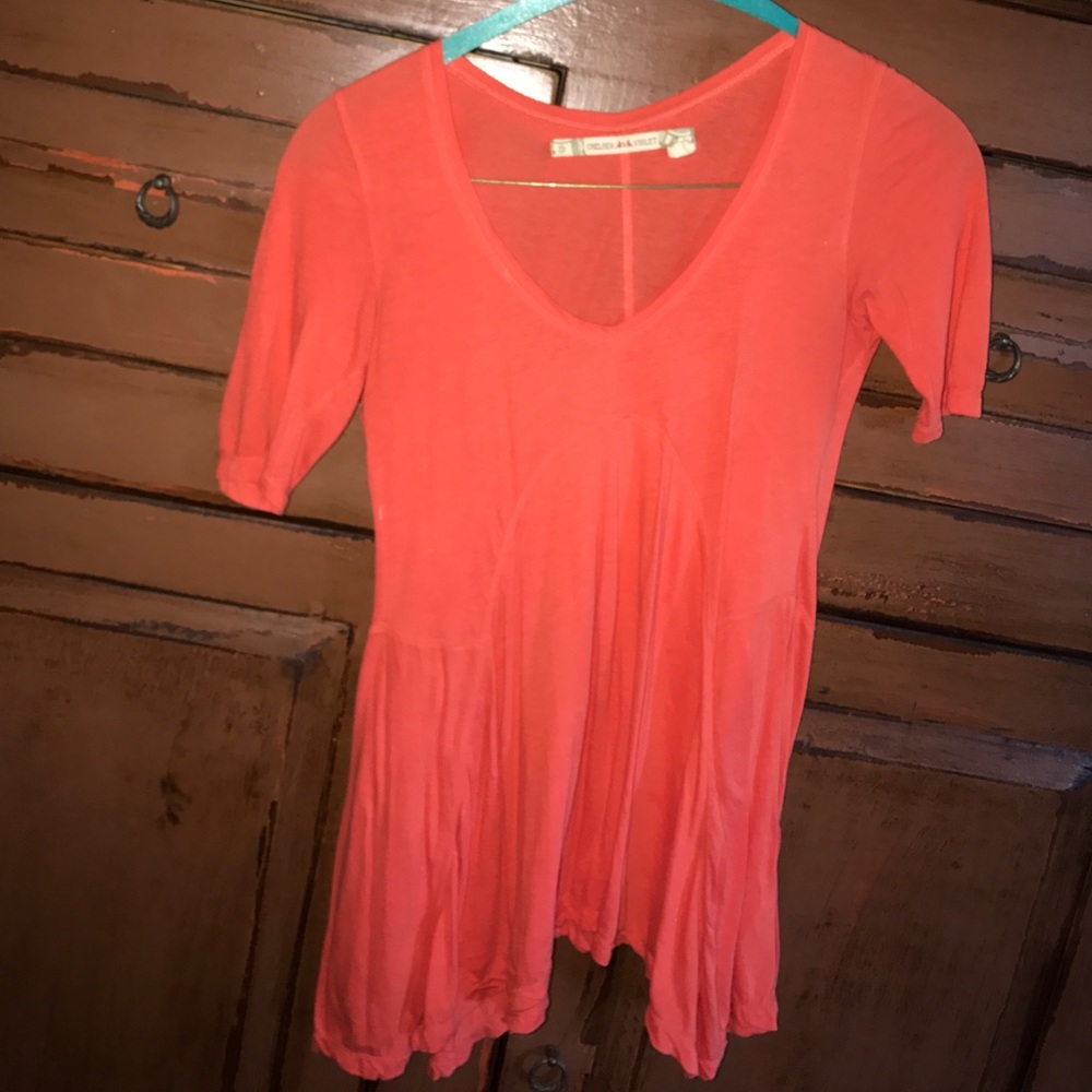 Chelsea & violet xs peach shirt