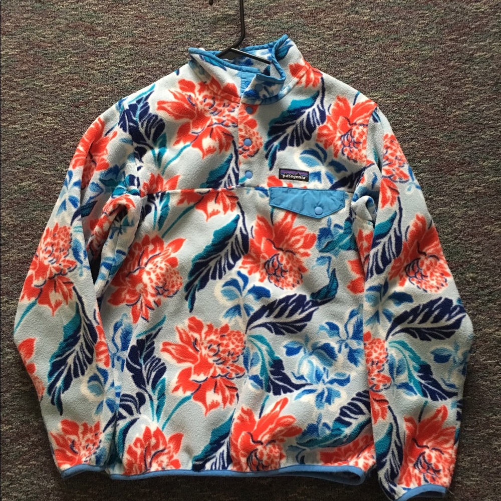 Blue with Red Flower Patagonia