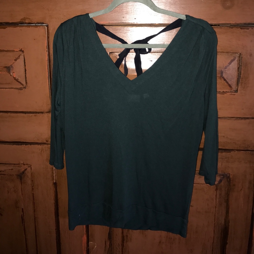 Anthropologie teal top size small