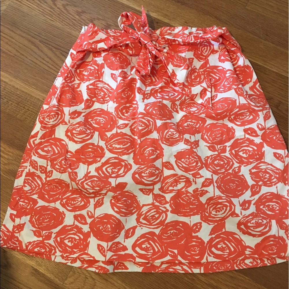 J. Crew rose skirt