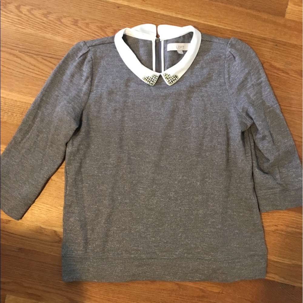 Ann Taylor Loft collared skirt