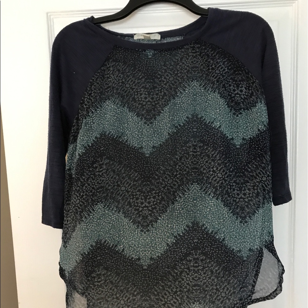 Love, FIRE sheer shirt size Large