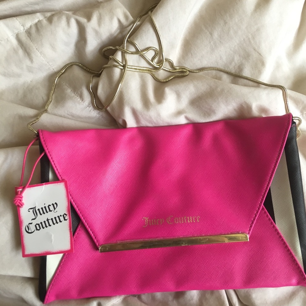 Authentic Juicy Couture cross body clutch NWT