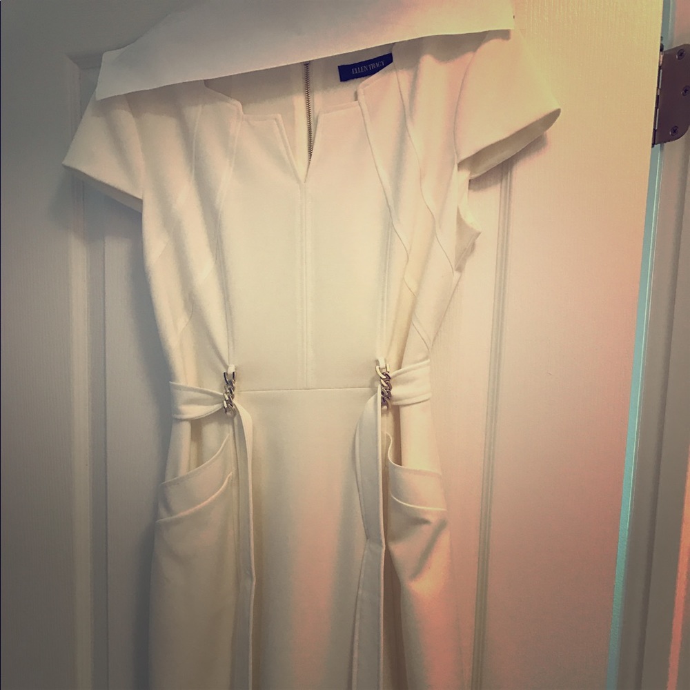 White Ellen Tracy Dress