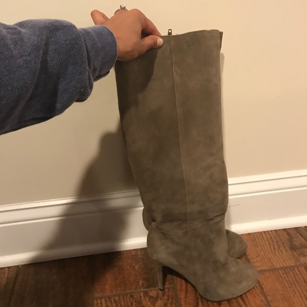 Aldo tan heeled boots