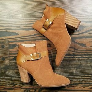 Donald J Pliner Santo Camel Suede Boots NWOT