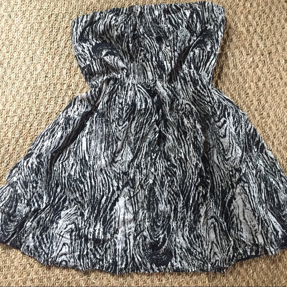 Black and white dress