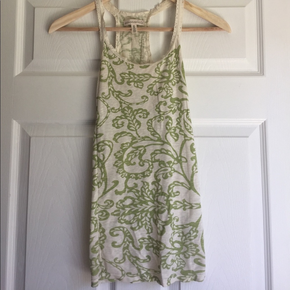 Floral razorback tank!