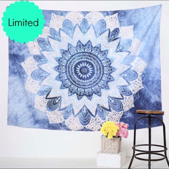 zigzag colorful mandala themed tapestry poshmark