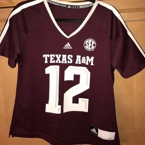 Women's Texas A&M Maroon & White Jersey