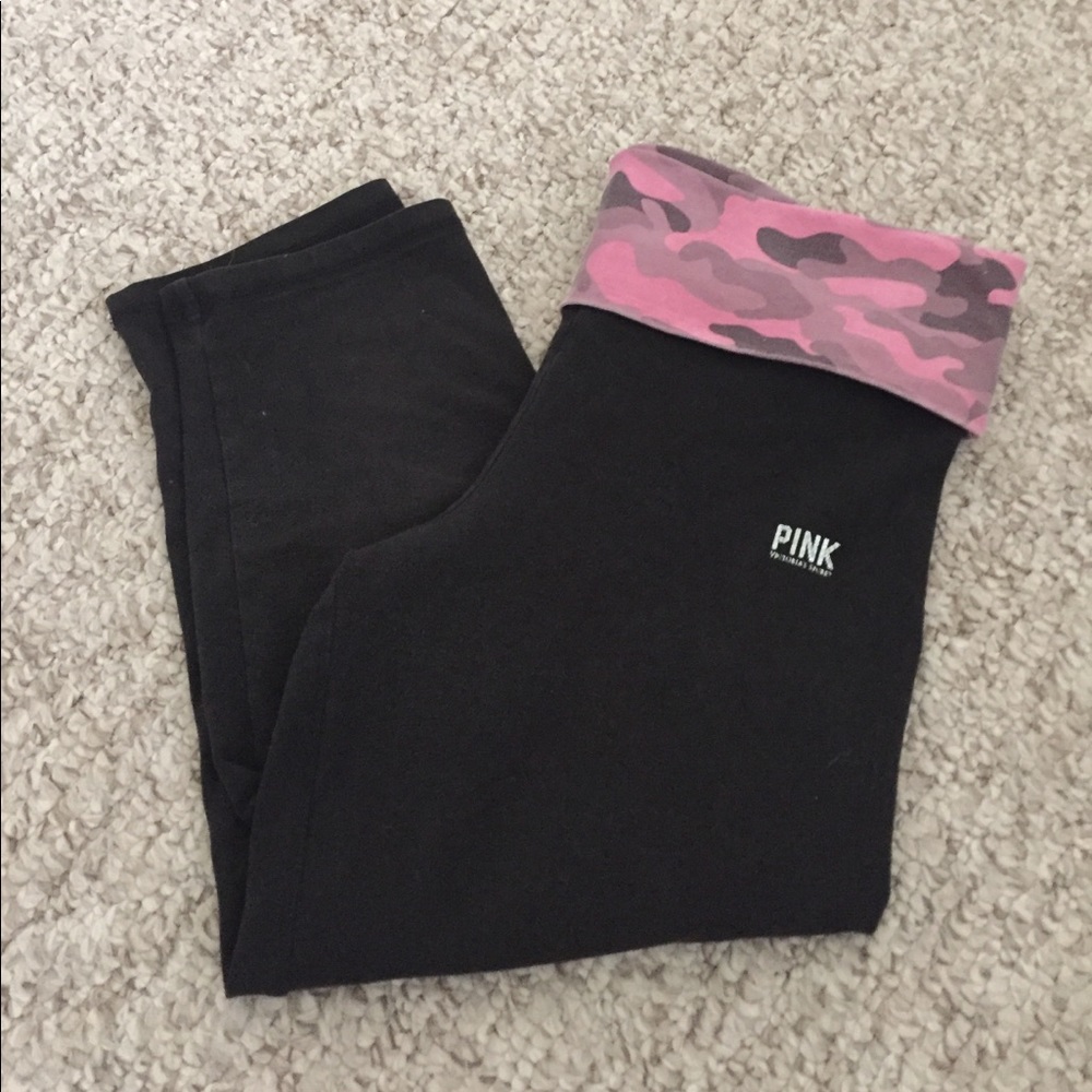 Pink yoga pants