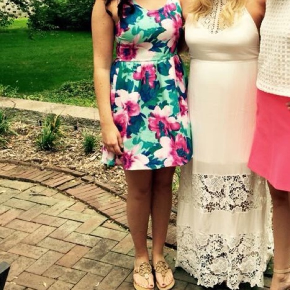 Lily rain floral dress