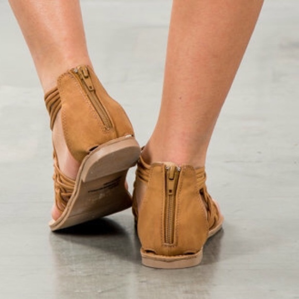 CHANTELLE spring sandal - TAN - Picture 4 of 5