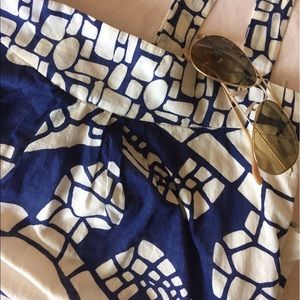 J.Crew Batik Print Top