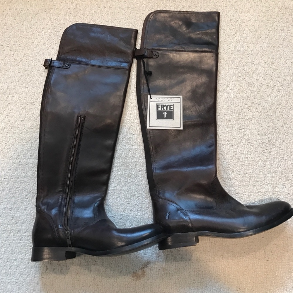 Brand new Frye over the knee leather boots
