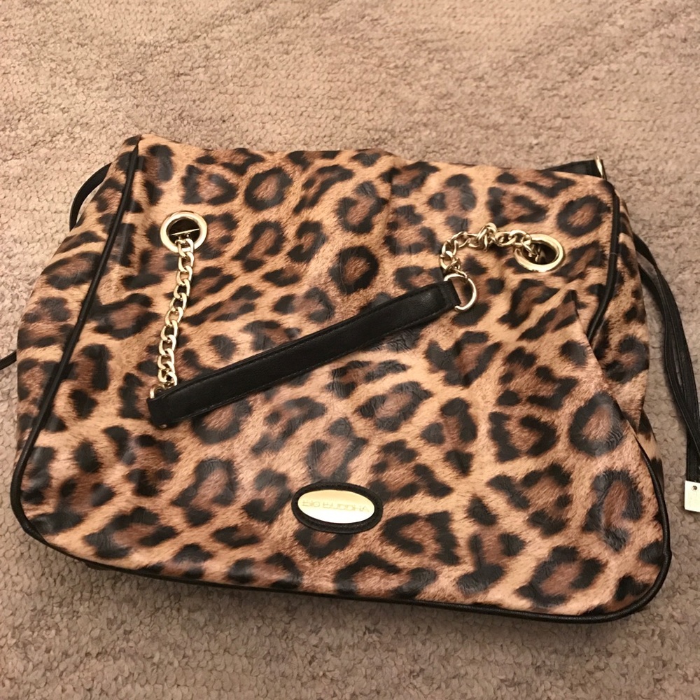 Big Buddha cheetah handbag