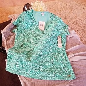 ***SOLD*** Guess Lace V-Neck Top