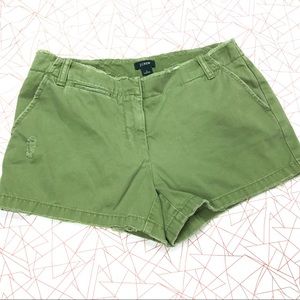 J. Crew distressed shorts