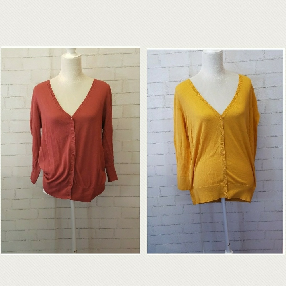 Loft solid cardigans