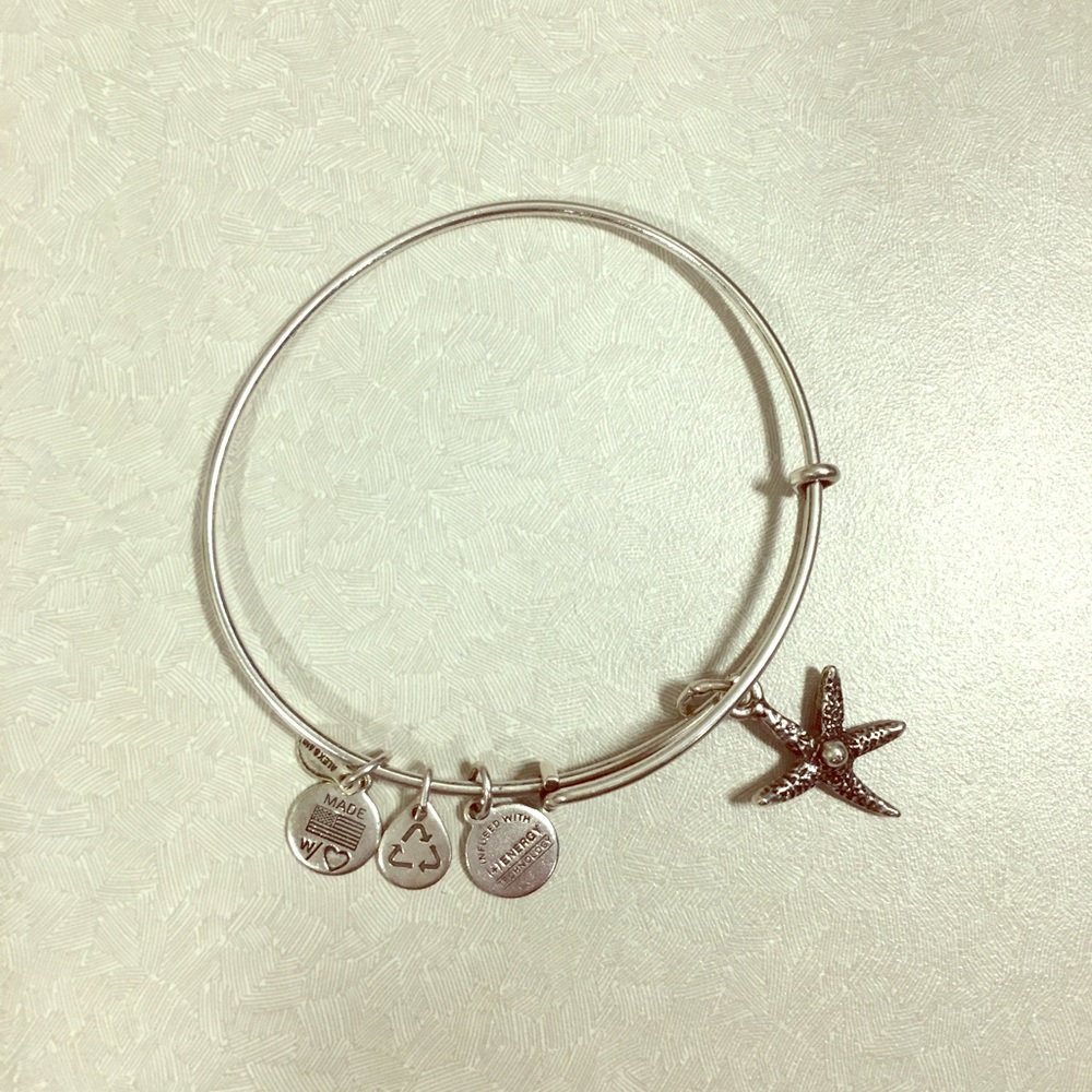 Silver Starfish Alex & Ani Bracelet