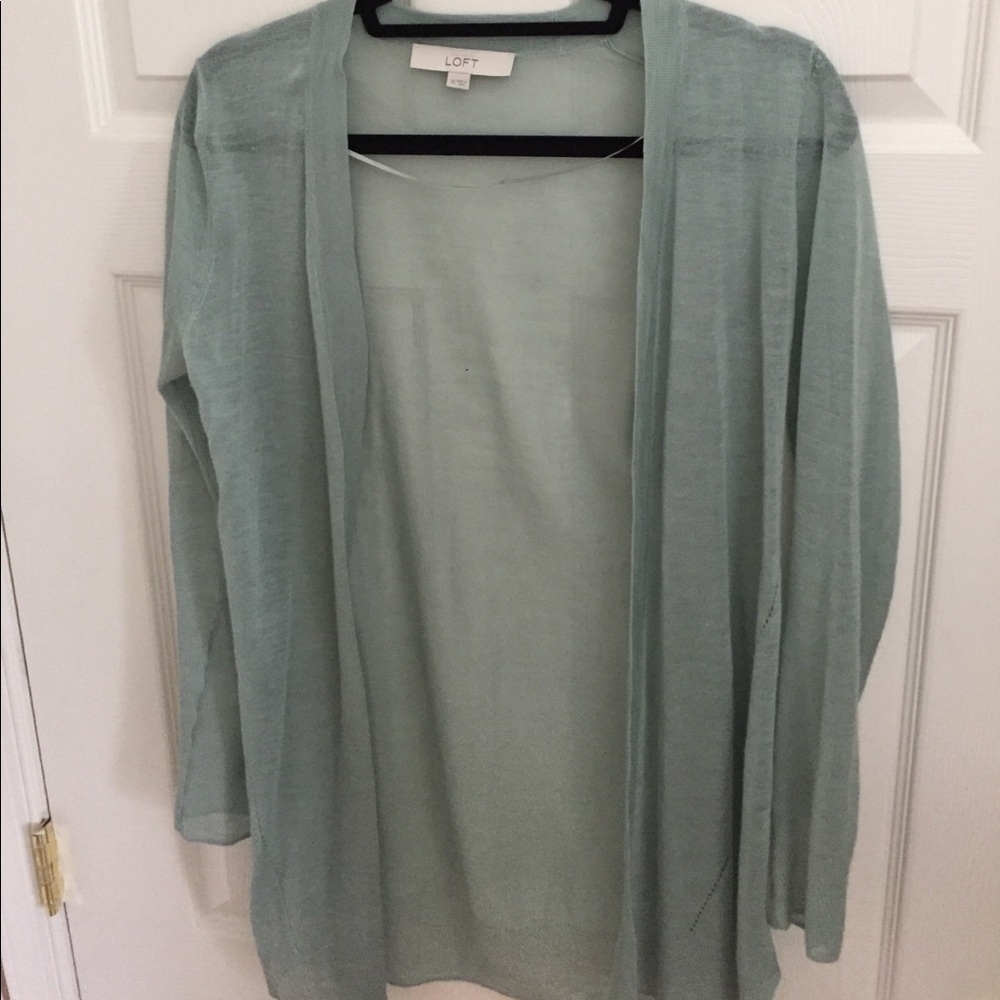 Lightweight green Loft sweater