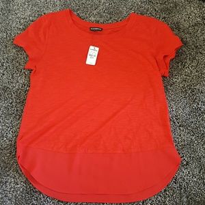 Red express short sleeve shirt