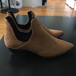 Brown/Tan Zara booties
