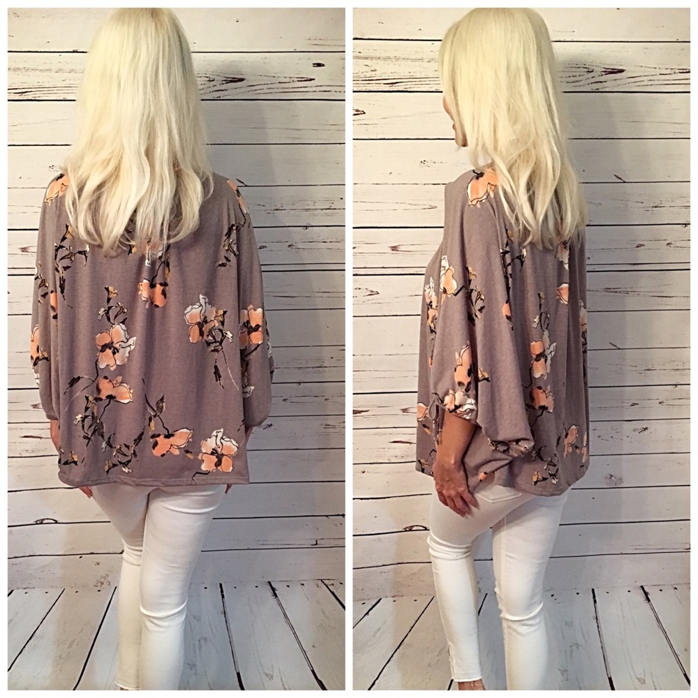 Soft and gorgeous dolman floral top! LAST ONE - Picture 3 of 3