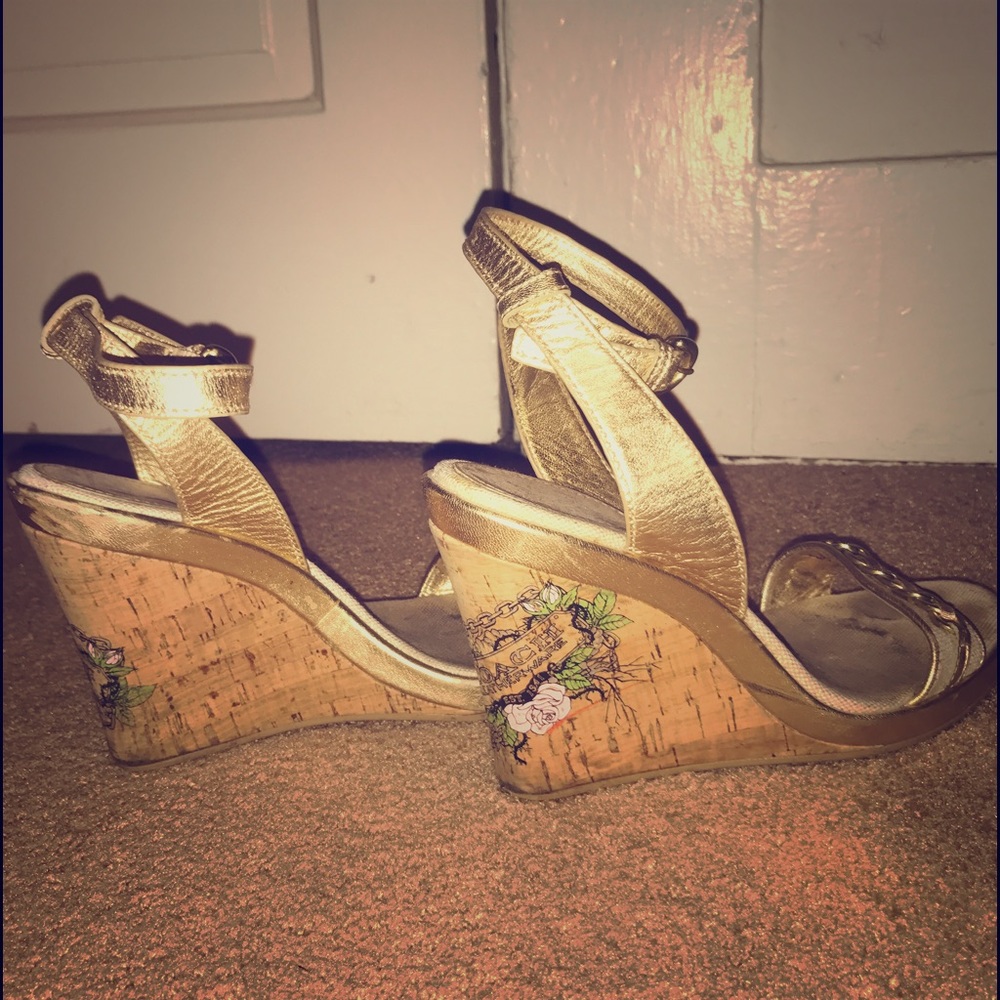 Coach Cork Wedges