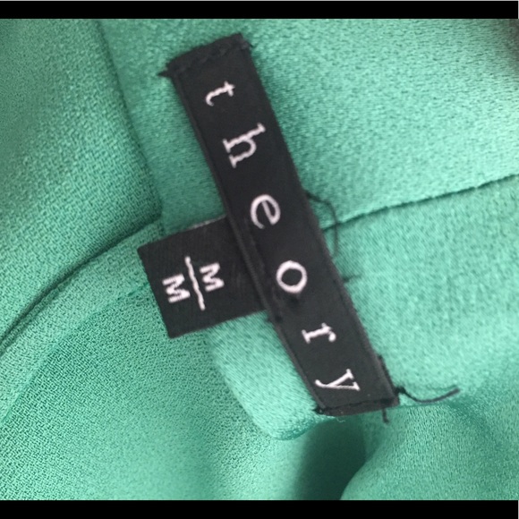 BUNDLED Theory Green Cowl Neck Top - Picture 5 of 6