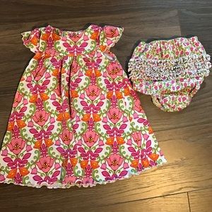 Vera Bradley Baby dress with bloomers 9-12mo