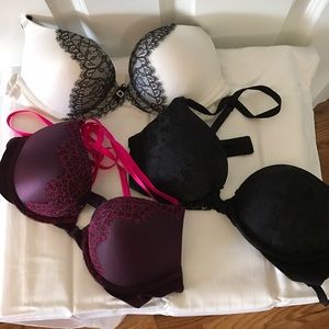 Set of 3 Victoria's Secret Bombshell bras
