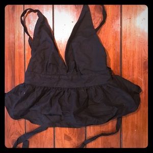 Free people peplum tank top