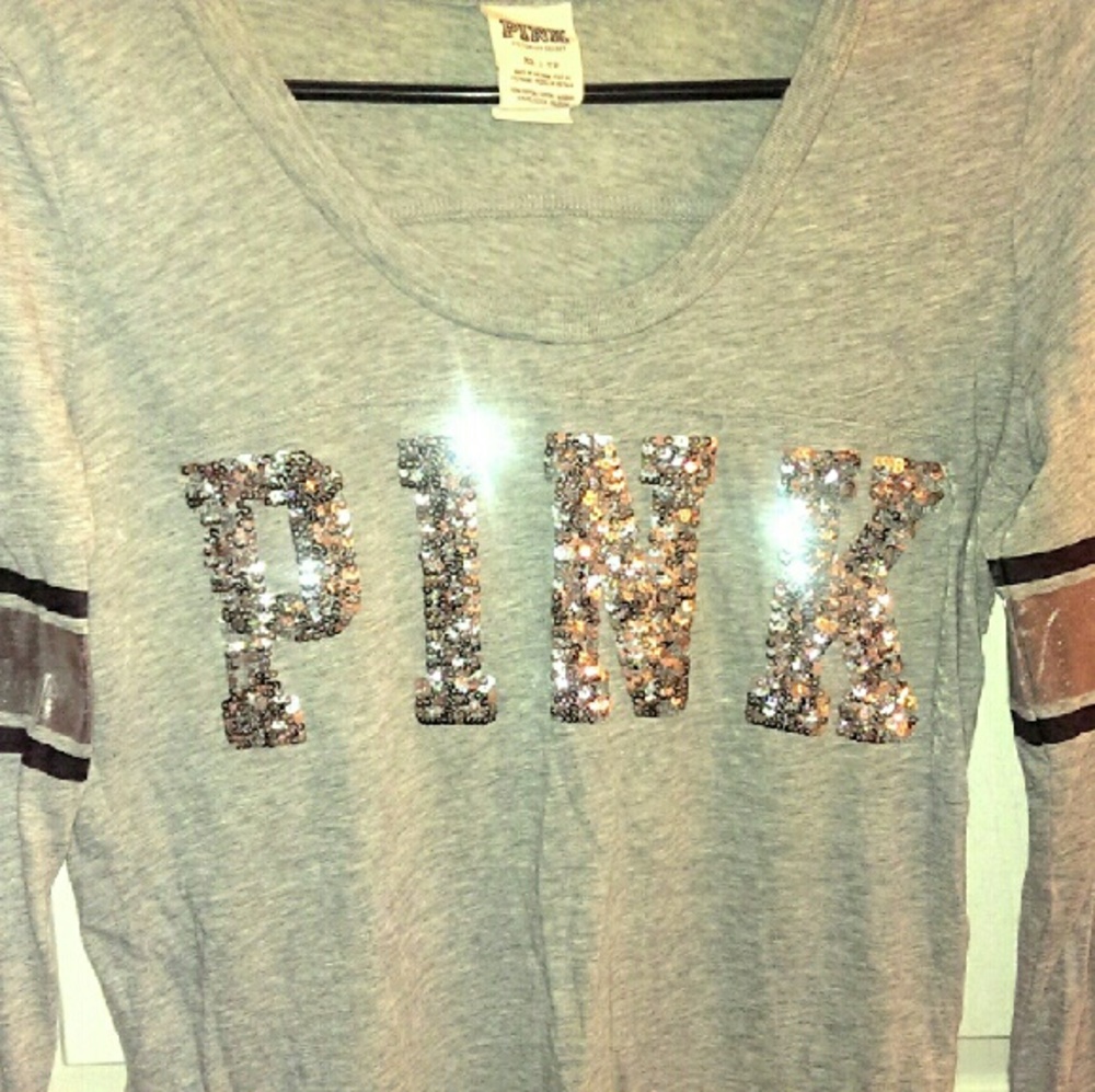 SOLD on Merc ! Victoria's Secret PINK Xs sequin