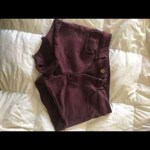 "high rise shortie" AE shorts