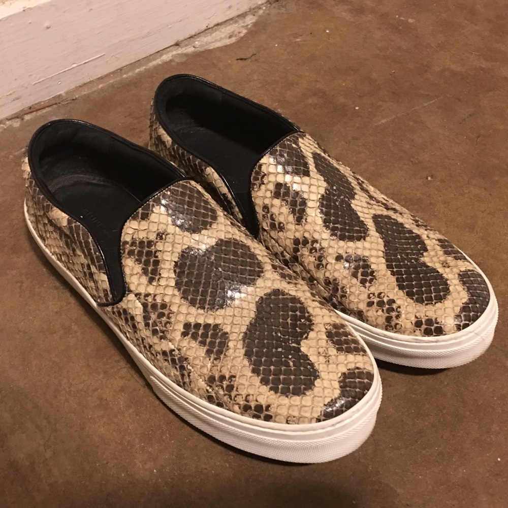 Celine Python skin slip on