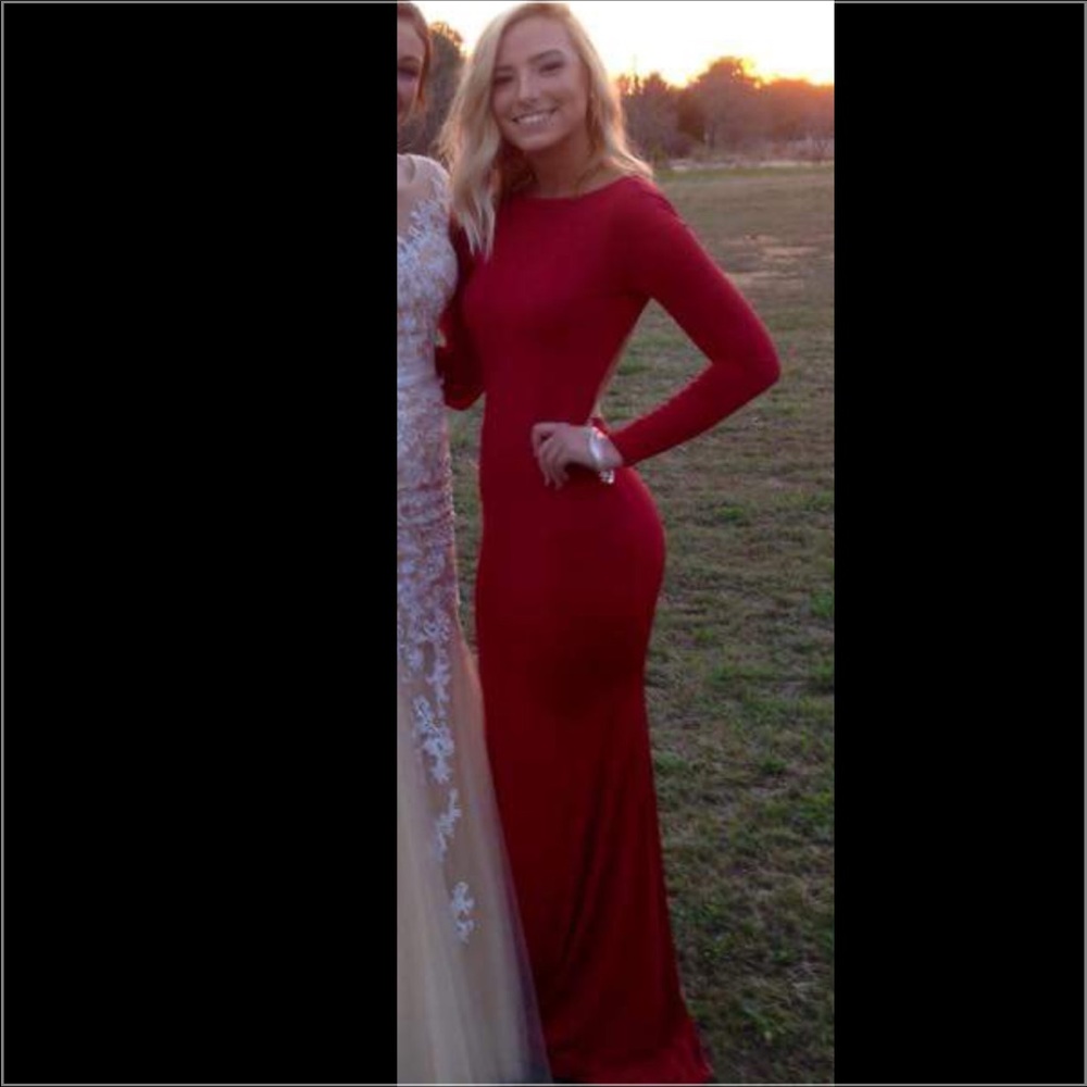 RED LURELLY MONACO DRESS SIZE 2