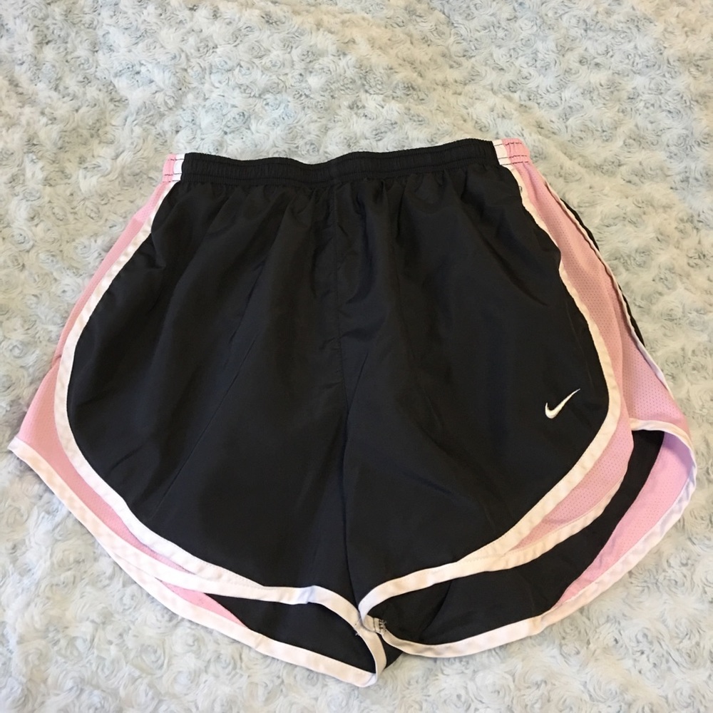 Black Nike running shorts