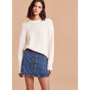 Aritzia Wilfred Free Lameka Sweater