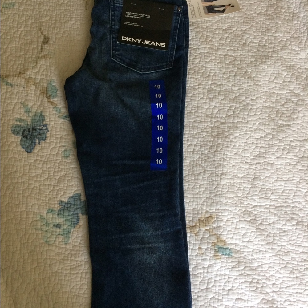 New skinny crop jeans for women size 10