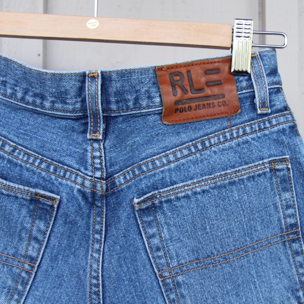 Vintage High Waisted Jean Shorts Ralph Lauren