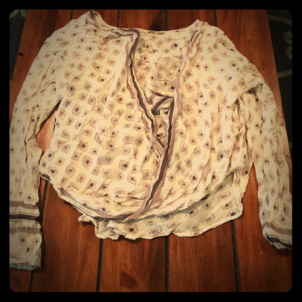 Free people gauzy top