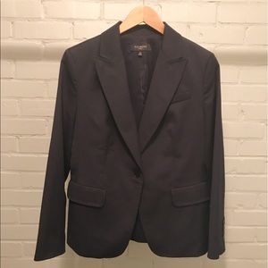 Talbots Navy Pinstriped Jacket